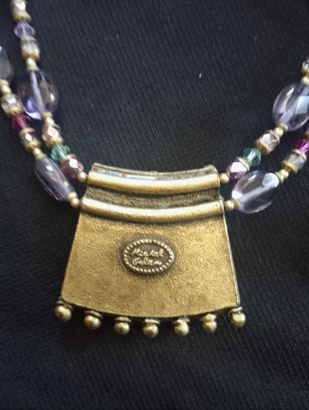 Michal Golan Colorful Necklace & Earrings Set - Picture 6 of 10